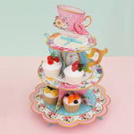 stand cupcakes rose fleurs romantique anniversaire mariage baptême vintage