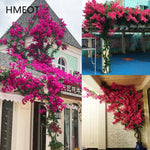 Guirlande artificielle fleurs bougainvillier rose moderne extérieur décoration maison événement festive
