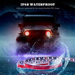 Tube néon LED multicolore pour ambiance auto