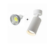 spot led or noir blanc mat moderne fixé vis gu10 9w 4000k 6000k 3000k
