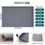 tapis protection évier silicone gris texture carreaux moderne adhésif rapide séchage 22x34inch