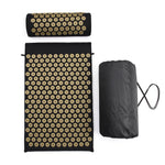 tapis massage acupression relaxation points blancs vert violet bleu moderne ergonomique sac transport