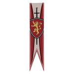 bannière médievale dragon lion griffon lannister st include oc el doré oc eyelets goth