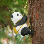 figurines animaux décoratives koala panda lapin escalade corde extérieures patio jardin adorables enfants