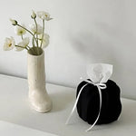 Sac mouchoirs moderne élégant satiné bleu gris noir vert blanc