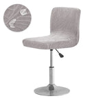chaise moderne extérieure imprimé feuilles beige vert bleu marine grisversible régulateur hauteurhôtel accueilhoussablepolyesterelasticextensible