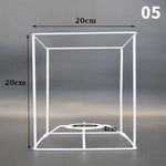 support lampe moderne grille fleurs blanc opacité bricolage fixations invisibles abat jour