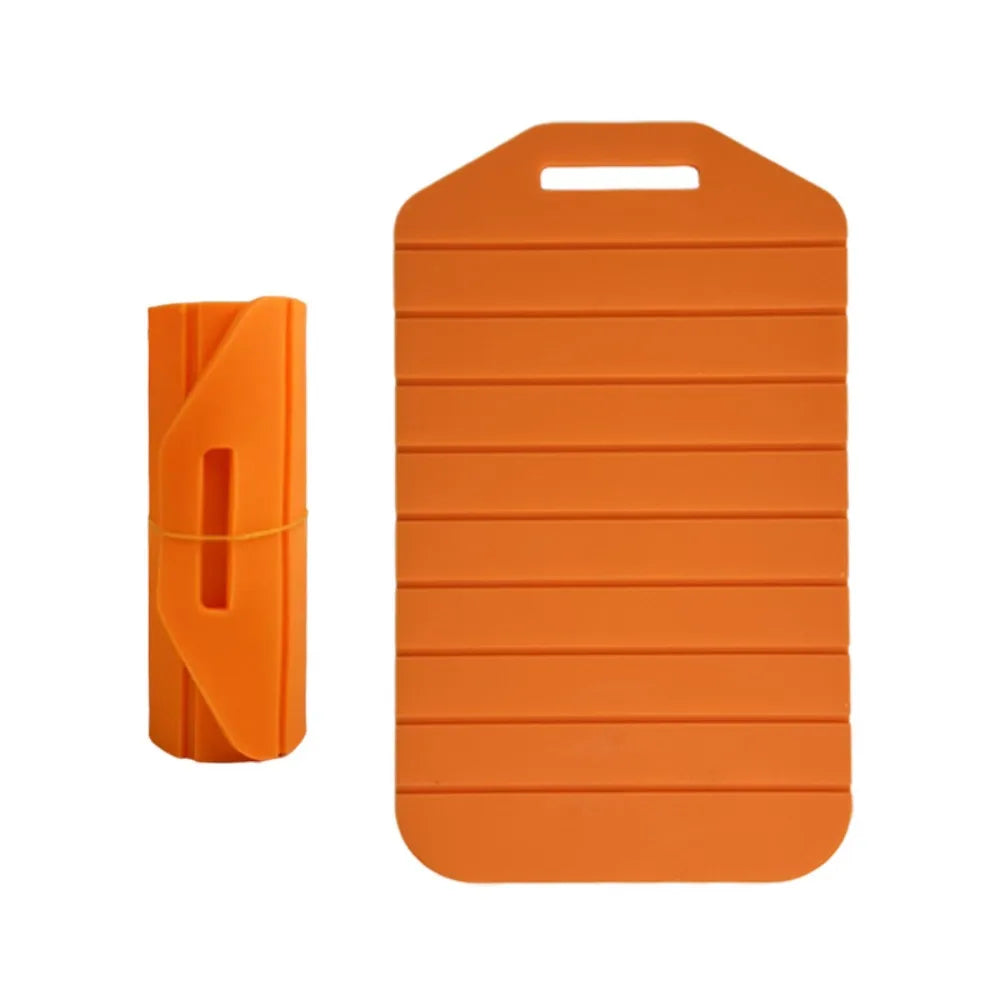 planches découper pliables silicone texturées rainurées moderne orange bleu gris noir élastique antidérapante cuisine