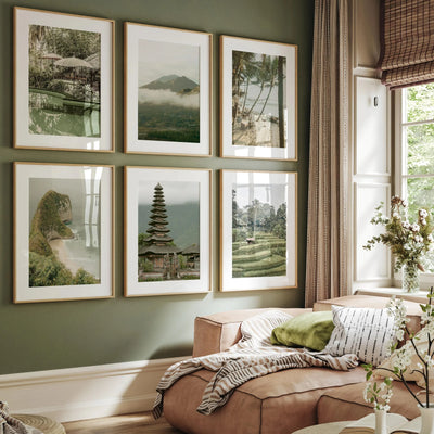 Tableau toile Bali paysage asiatique serein décoration murale