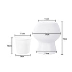 vase moderne plastique blanc imitation céramique ridée décoration intérieur salon
