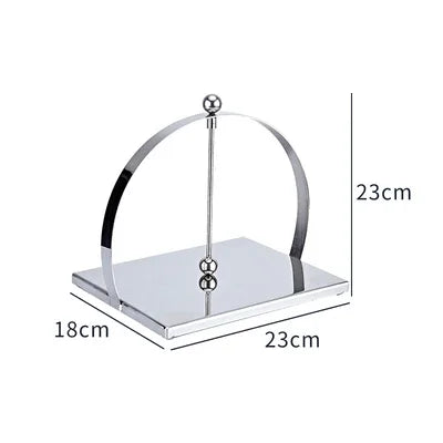 porte serviettes table cuisine métal doré argent moderne élégant distributeur mouchoirs papier décor maison