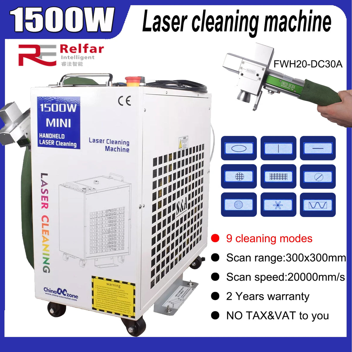 machine nettoyage laser industrielle écran tactile roulettes protections diverse langues