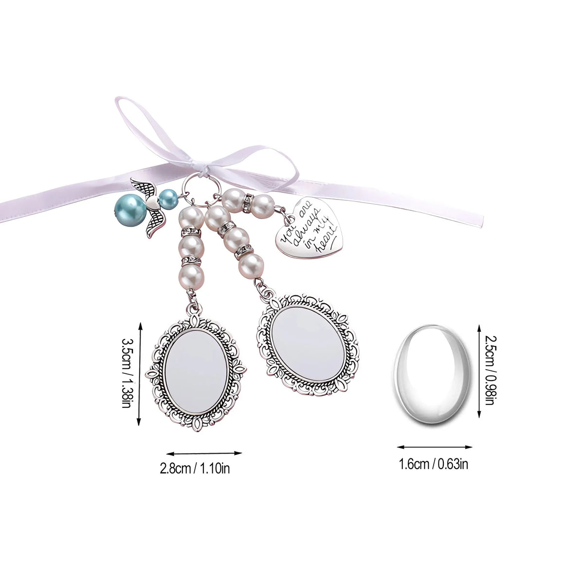 cadre photo argenté coeurs blanches vintage romantique clips transparents decoration mariage