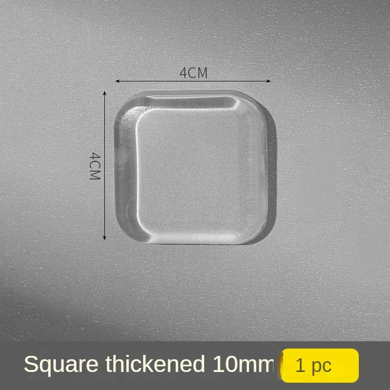 cache vidéo adhésif rond carré moderne transparent 93mm pack