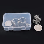 boîtes rangement transparentes plastique bijoux éponges rubans petits objets organisation pratique compact