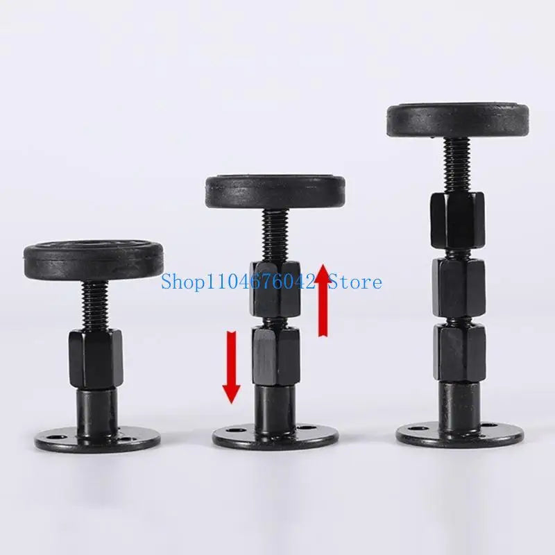 fixateur anti déchirure tête lit noir réglable anti collision vibration fileté métal silicone