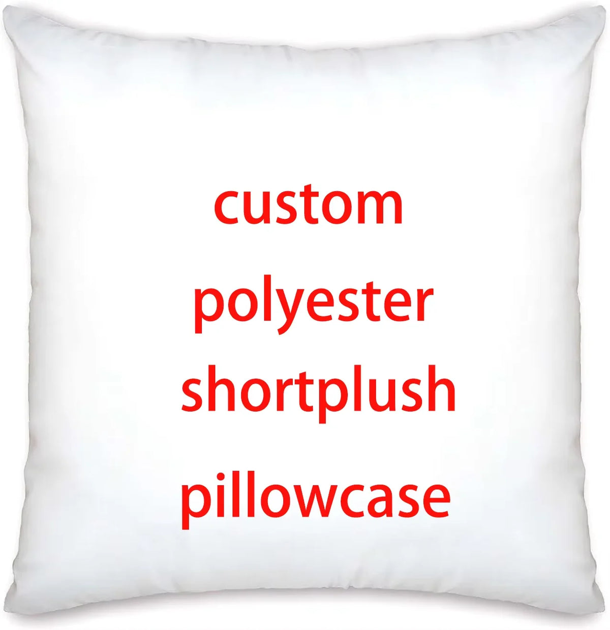 taies d'oreiller blancs sans motif moderne lit amovibles lavables polyester coton pp différentes tailles