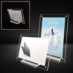 support présentation transparent moderne clips documents affiches certificats étiquettes prix a4 a5 a6 clips
