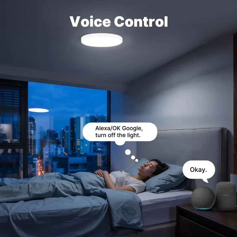 lampe intelligente blanc moderne zigbee led température couleur réglable alexa google