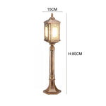 lampe jardin led moderne noir bronze ip65 extérieure ajourée classique