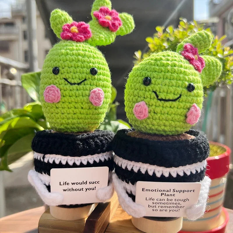 décoration créative cactus vert rose noir coeur rouge carte blanche adhésif personnalisable maison