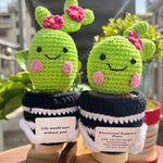 décoration créative cactus vert rose noir coeur rouge carte blanche adhésif personnalisable maison