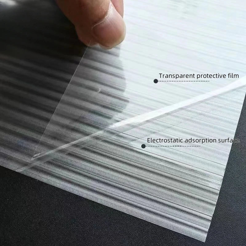 film fenêtre transparent opacité rayures verticales adhésif isolation thermique protection uv moderne DIY