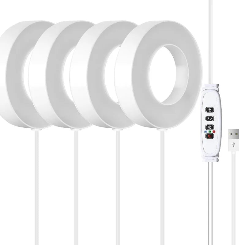 lampe led intérieure plante blanc moderne adhésif usb réglable 5v 80lm/w 72leds