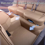 tapis sol voiture beige rayures horizontales moderne imperméable résistant cuir artificiel fibre synthétique polyuréthane