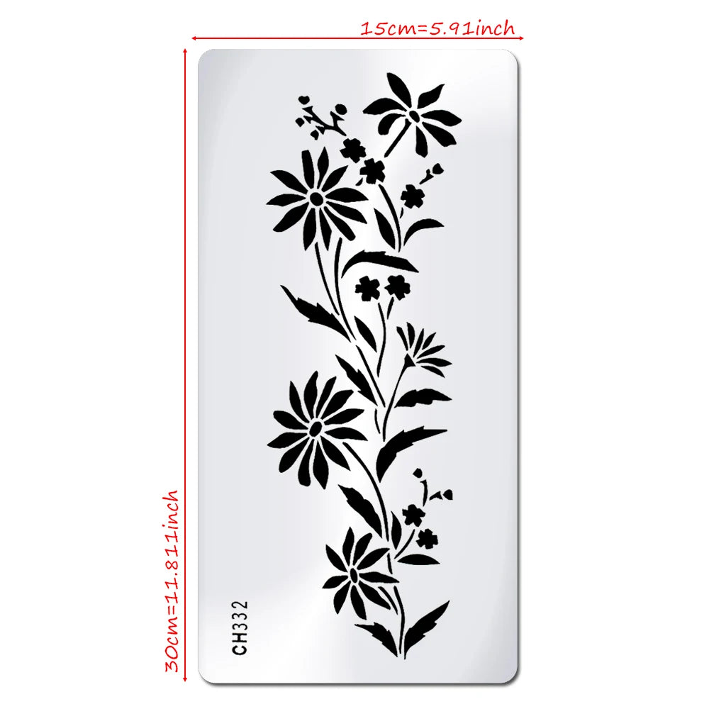 gabarits pâtisserie motifs floraux noir blanc décoration gâteau fondant mariage anniversaire classiqueOpaque outils pâtisserie