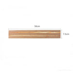 lampe murale led bois moderne minimaliste chaleureuse éclairage intérieur 30cm 50cmversible lumière chaude