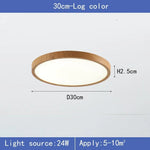 lampe moderne bois grainé blanc led surface ultrafine chambre salon cuisine