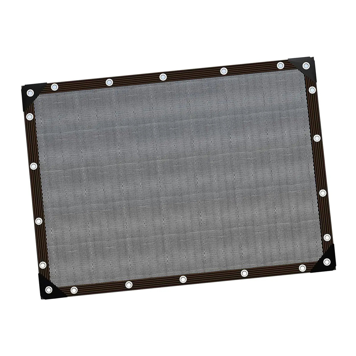 toile protection solaire gris foncé marron clair maille fine moderne 200cm 100cm résistante