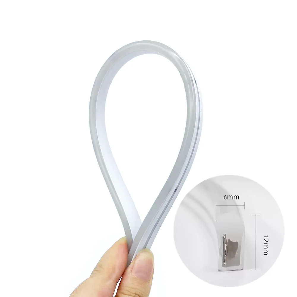 ruban led flexible blanc circulaire moderne clips 2700k 6500k étanche 24v