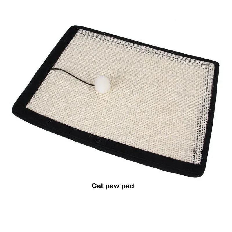 tapis sisal griffoir moderne protecteur meuble chat texture rugueuse beige gris noir