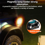 lampe led portable camping travail rechargeable bleu turquoise noir robuste