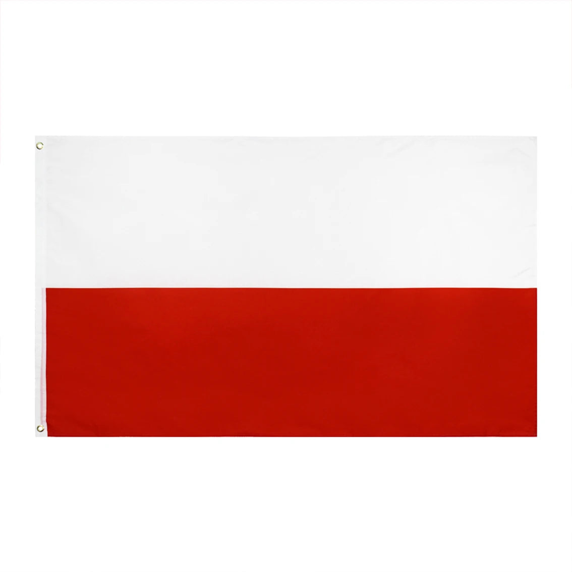 drapeau polonais aigle stylisé polska blanc rouge polyester dimensions 120x180cm 90x150cm decoration murale classique