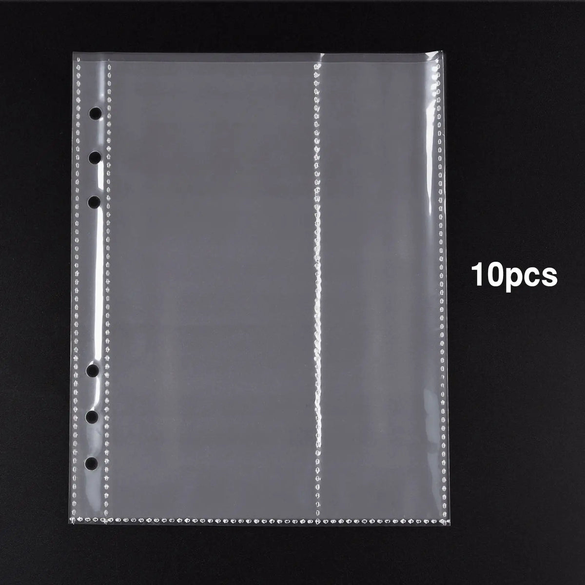 album scrapbooking pochettes transparentes anneaux métalliques rangement diy estampage modernes cartes imprimées plastique lisse