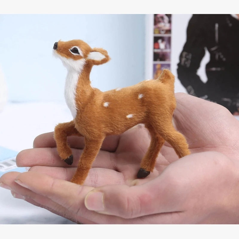 Renne Noël peluche vue de face