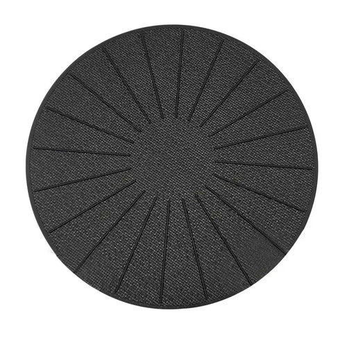 tapis protection plaque induction noir texturé rayures antidérapant moderne qualité cuisine