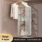 organisateur sacs armoire rangement réutilisable respectueux environnement moderne gris beige noir