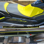 tapis latéral antidérapant protection jet ski noir bleu vert gris