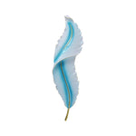 lampe murale moderne plume bleu clair industriel éclairage ambiance chambre entrée étude salle bain