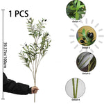plantes artificielles vertes tronc gris brun moderne decoration intérieure anniversaire exposition sans pot faux