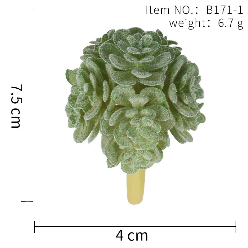 plantes succulentes artificielles décoratives modernes feuilles colorées intérieur extérieur exposé bricolage accessoire jardin réaliste