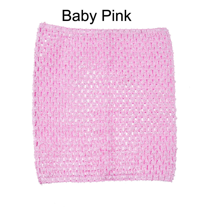 serviette crochet fait main motif rayures horizontales artisanale décoration maison enfant