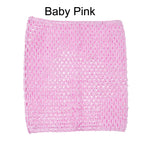 serviette crochet fait main motif rayures horizontales artisanale décoration maison enfant