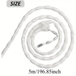 corde rideaux blanche tissée métal moderne 5m decoration intérieureSuspension