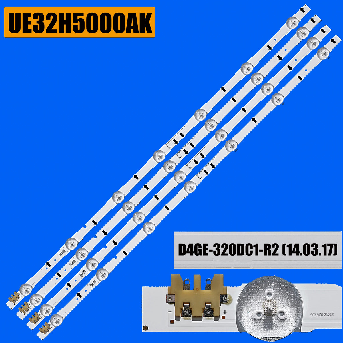 bande lumineuse led connecteur doré plaque fixation blanc moderne télévision