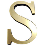 lettres murales or brillantes classiques adhésives alphabet anglais diy stickers decoration maison 10cm